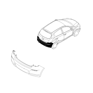 Hyundai I20 Rear Bumper